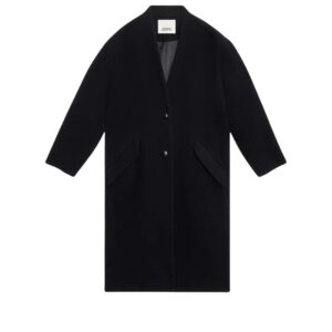 Mantel FLORANE in Black, ISABEL MARANT