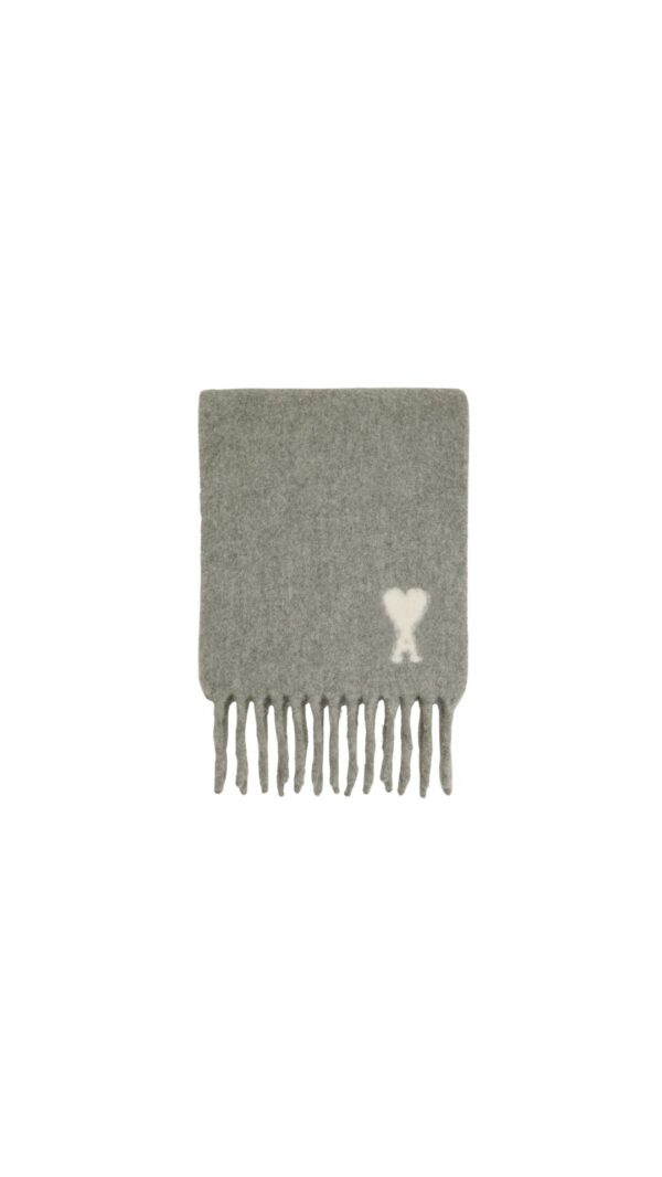 Schal AMI DE COEUR in Grey, AMI PARIS