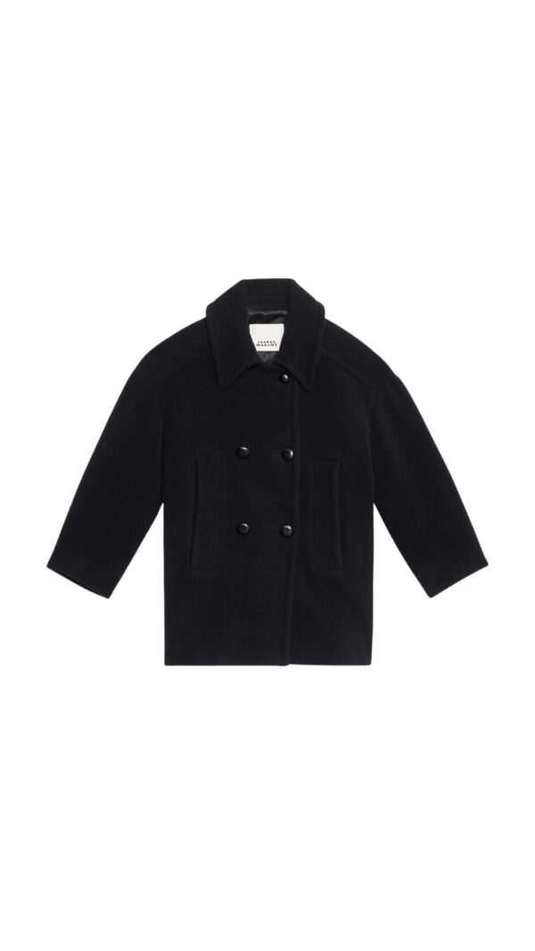 Mantel FIBY in Black, ISABEL MARANT