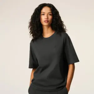 T-Shirt AMI DE COEUR in Anthrazit, AMI PARIS