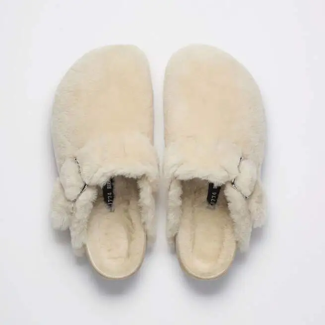 Boston 1774 Shearling in Cream, 1774 BIRKENSTOCK