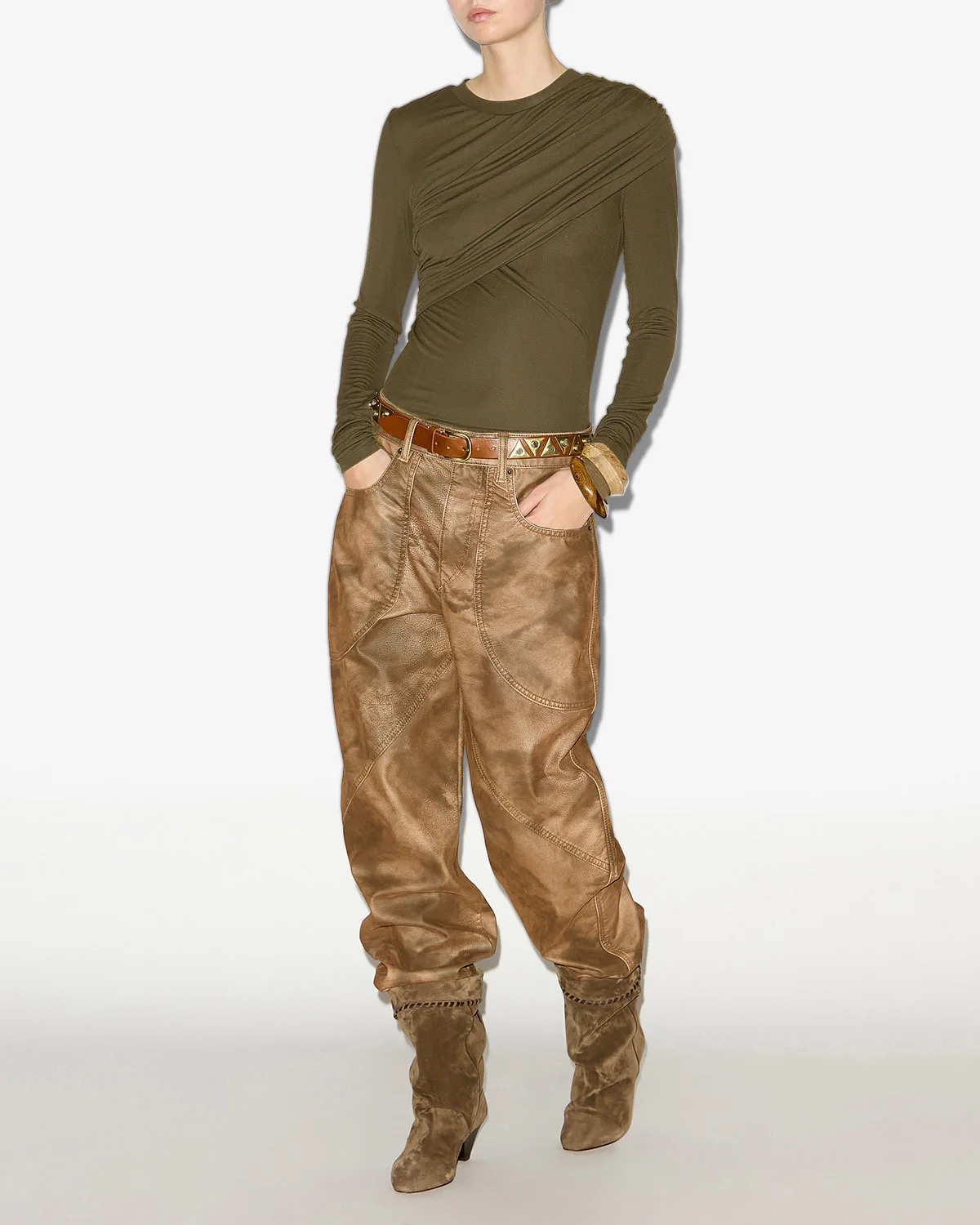 Top DRESSI in Khaki, Marant Etoile
