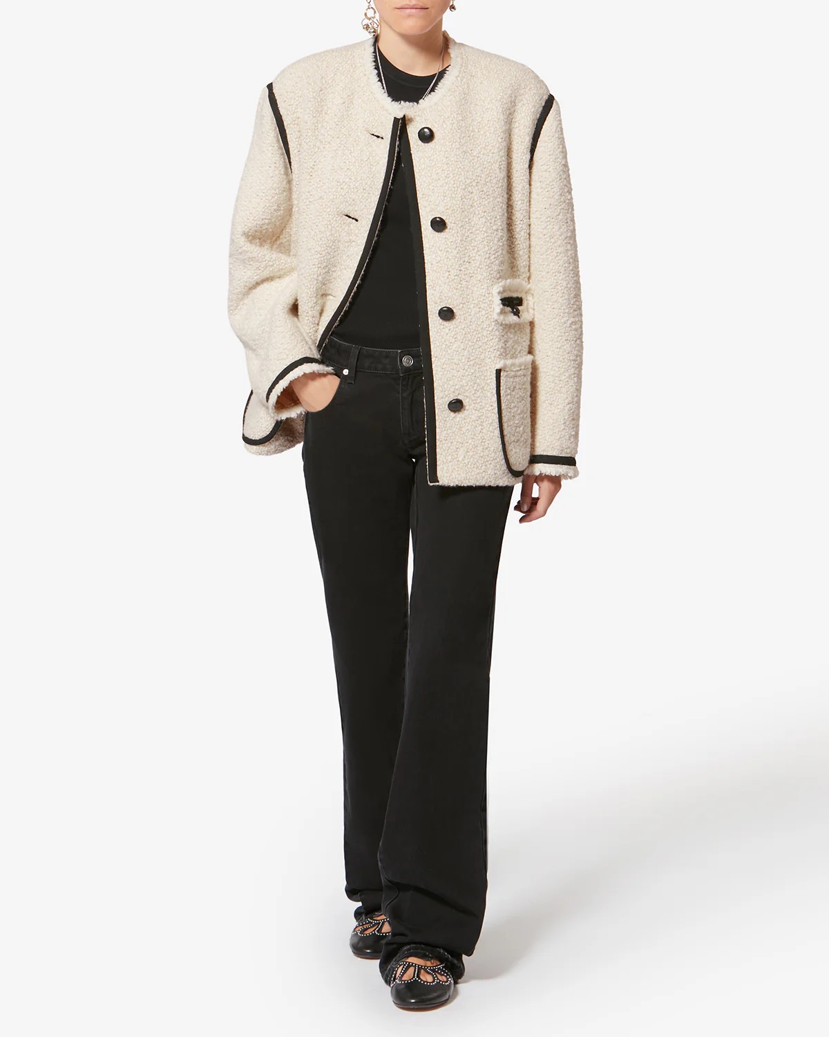 Jacke MAYLIN in offwhite, ISABEL MARANT