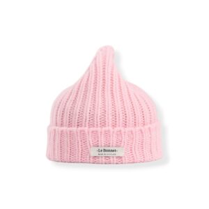 Beanie mit Logo in Blush