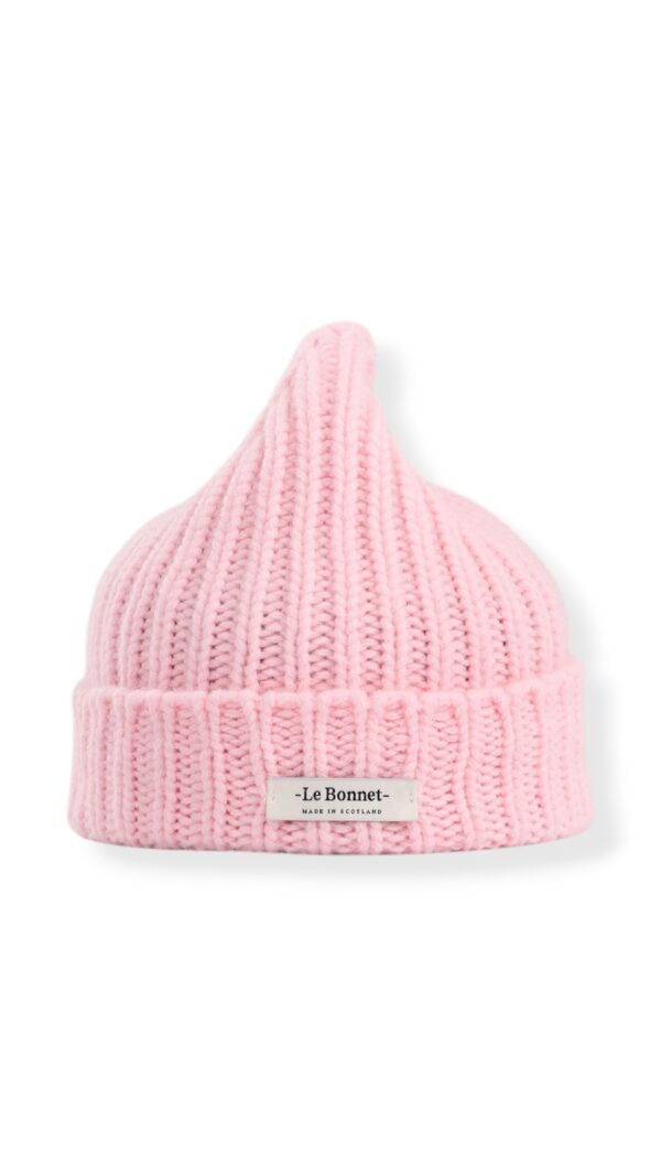 Beanie mit Logo in Blush