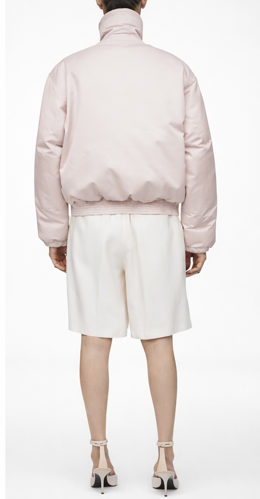 Jacke Padded Bomber in Powder, VICTORIA BECKHAM,