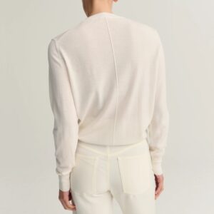 Crewneck in Off White, RHEA,
