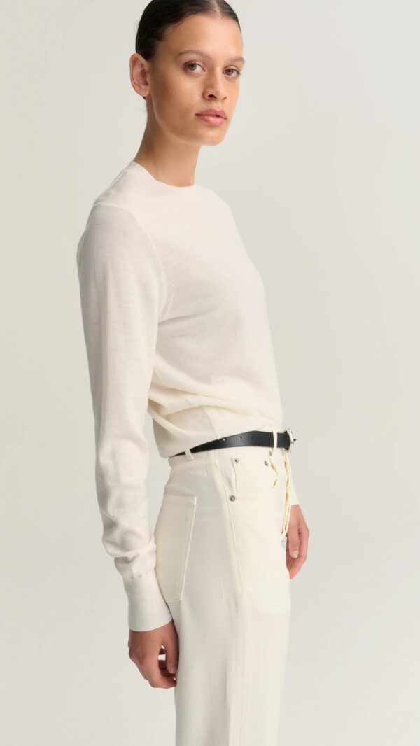 Crewneck in Off White, RHEA,