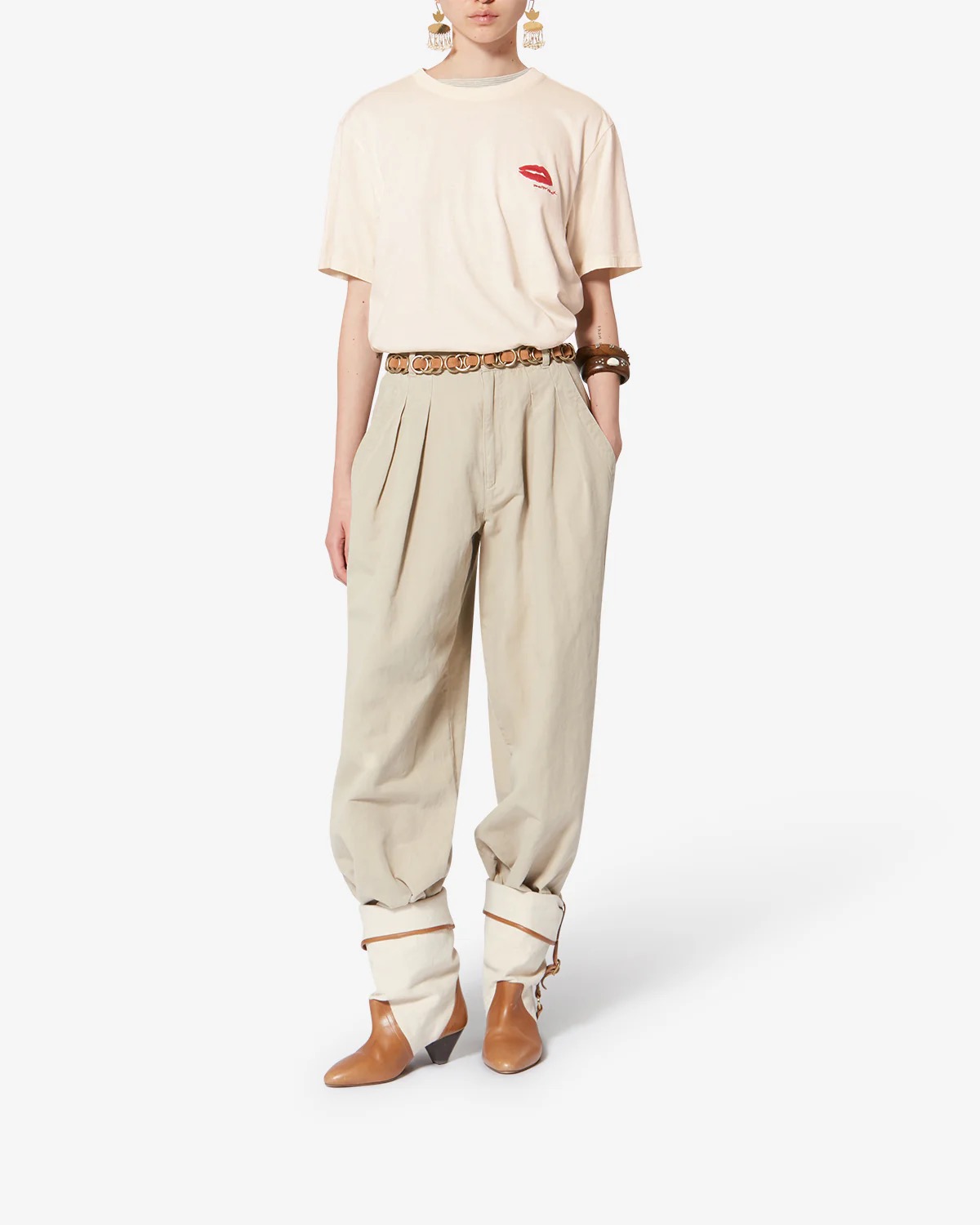 T-Shirt ZEWEL in Cream, MARANT ETOILE