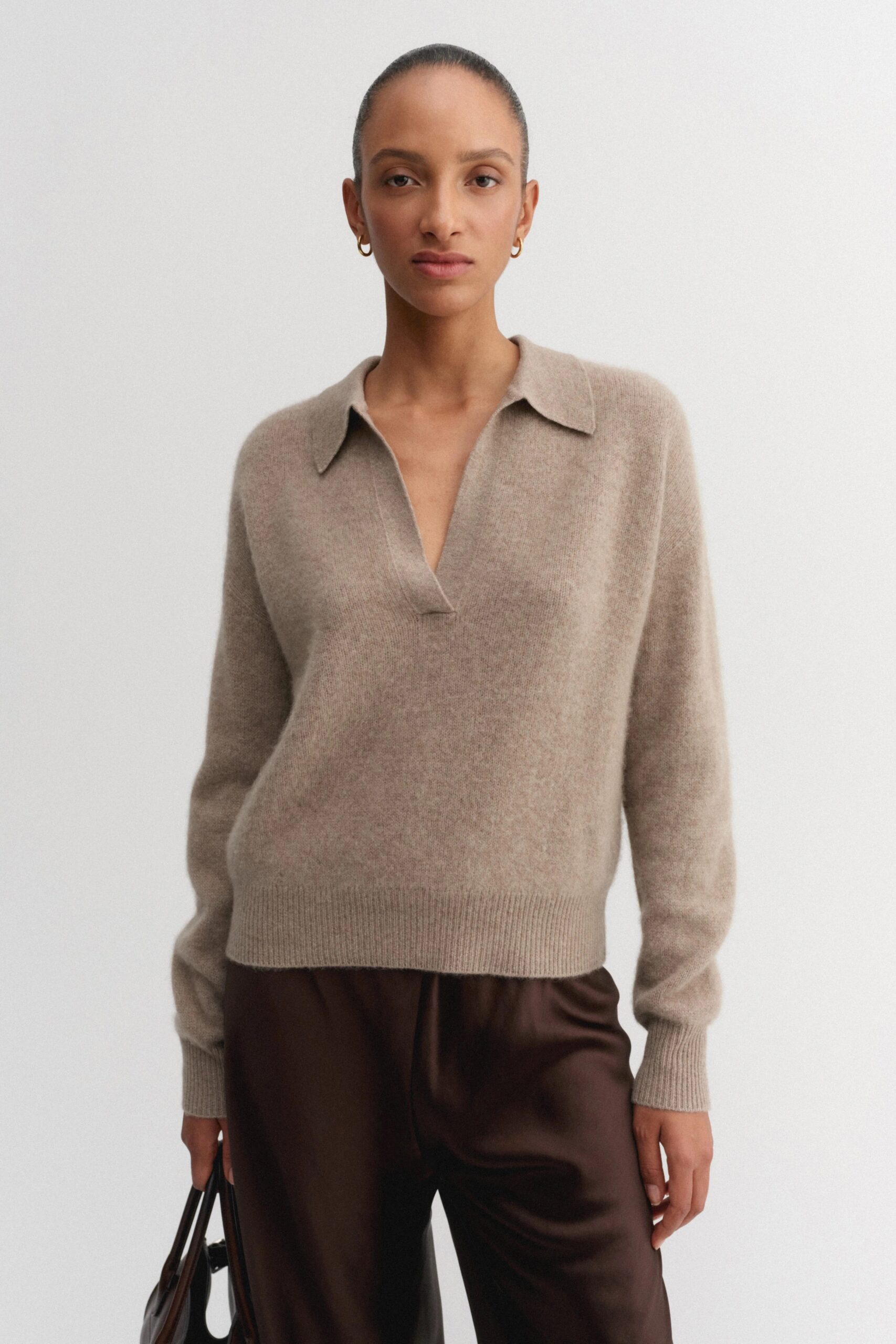 Pullover KAIA in Nougat, ALMADA Label,