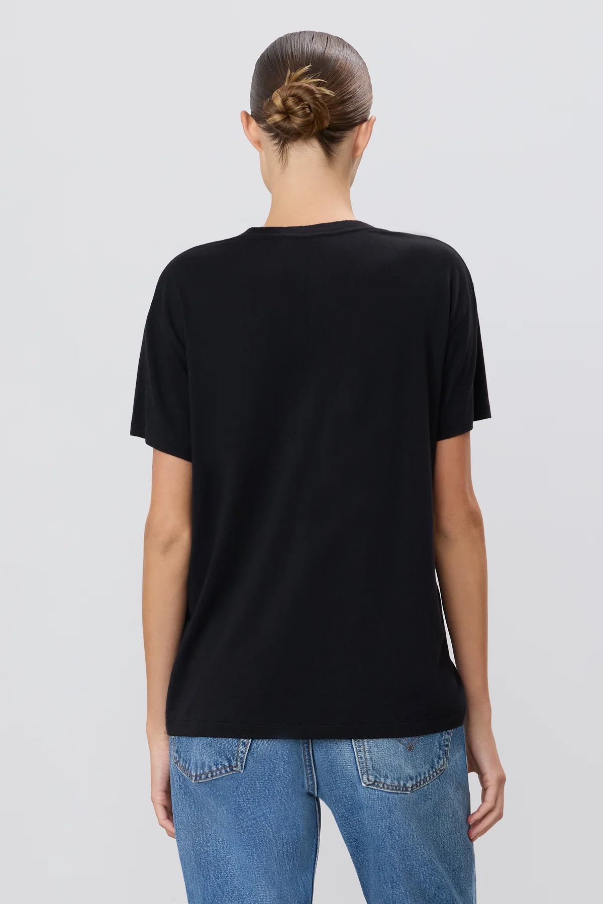 T-Shirt BOYFRIEND in Black, Éterne