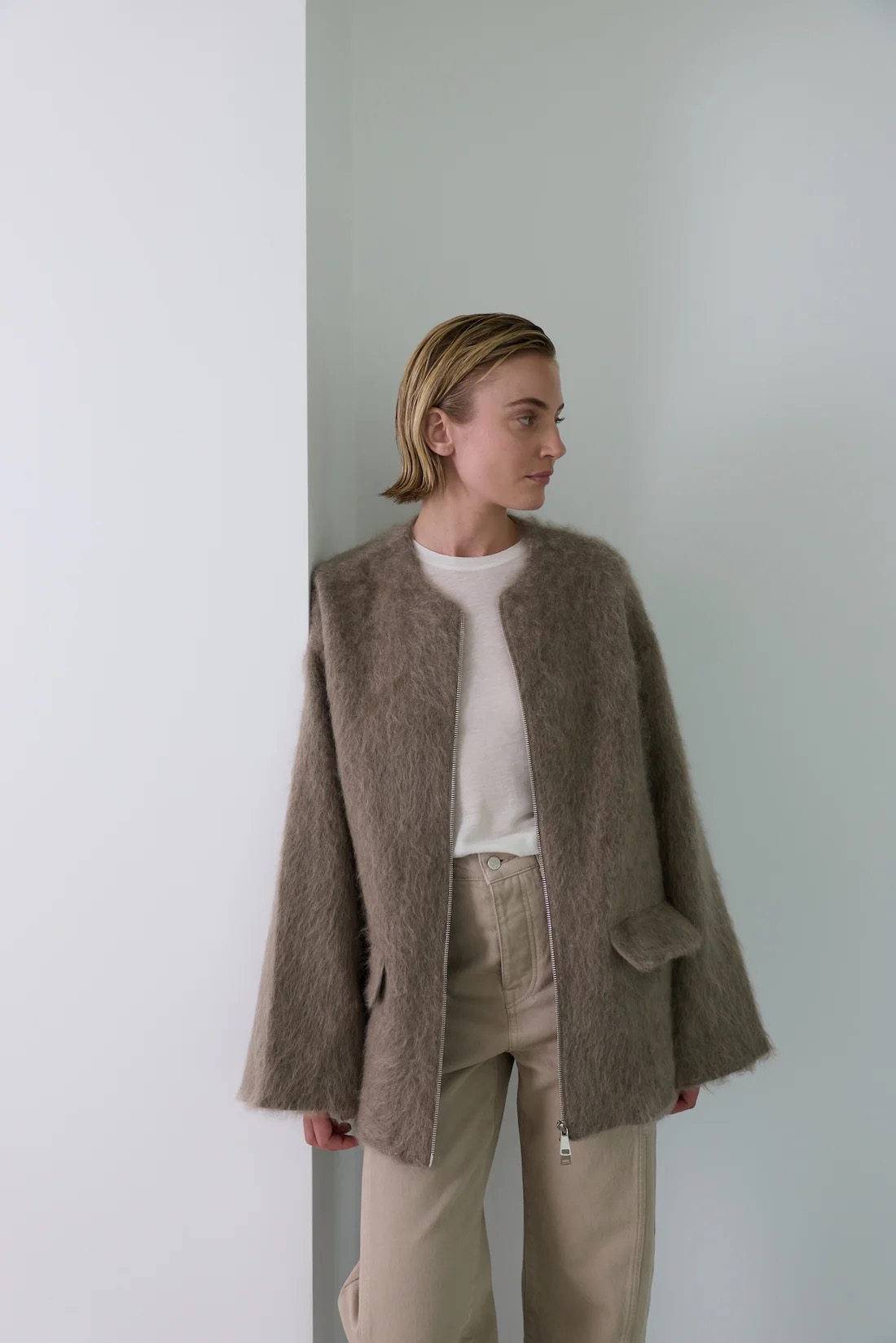 Jacke SORGENFRI in Taupe, ENVELOPE 1976