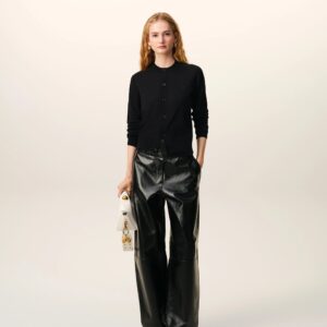 Cardigan in Black AMI DE COEUR , AMI PARIS