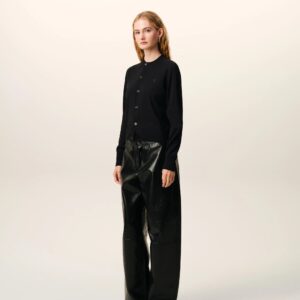 Cardigan in Black AMI DE COEUR , AMI PARIS