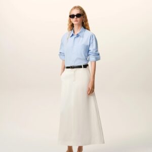 Boxy-Hemd in Blue Stripes von AMI Paris DE COEUR , AMI PARIS