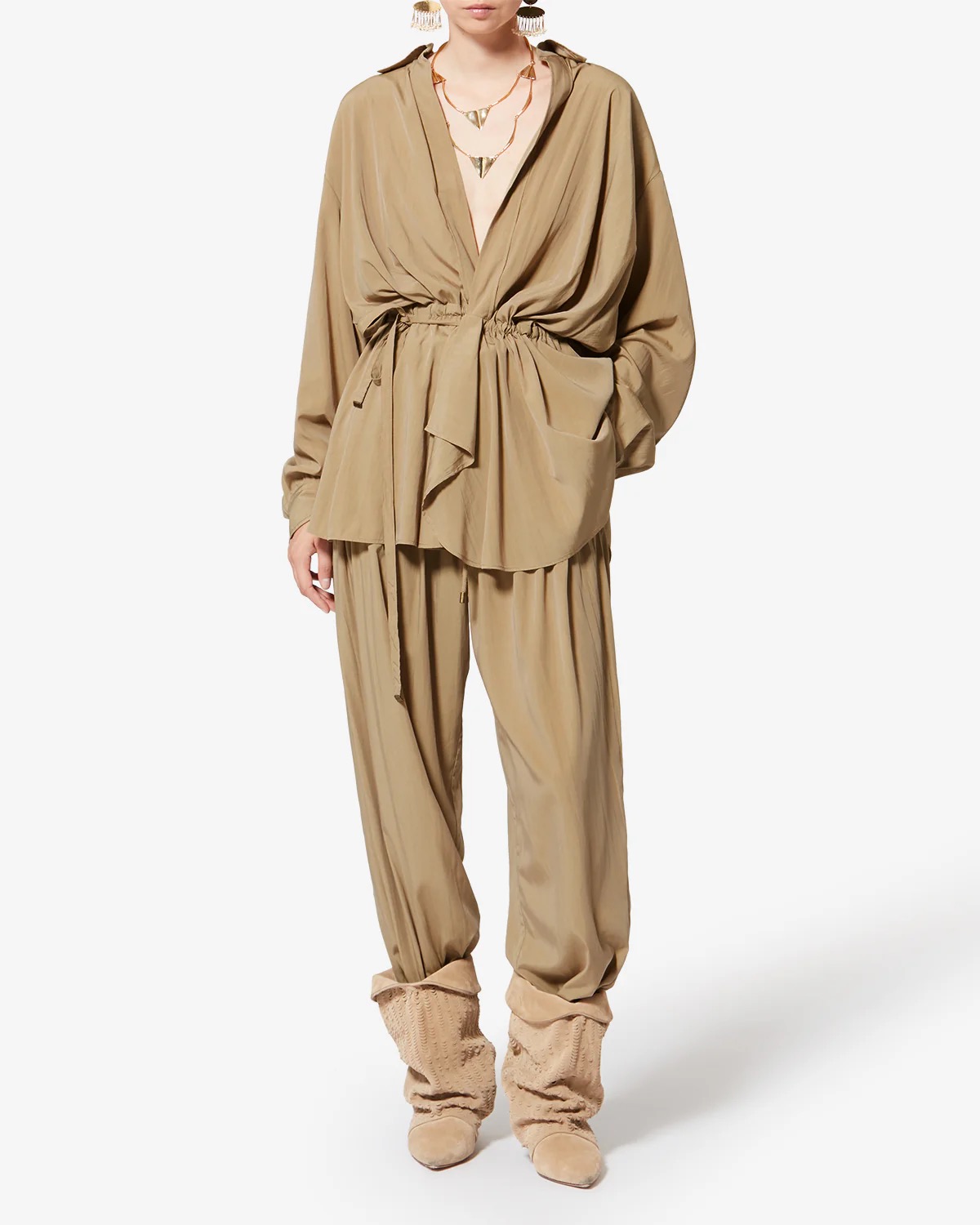 Jacke KEREN in Khaki, ISABEL MARANT