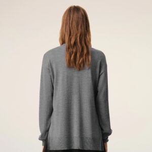 Dünner Pullover in Grau, AMI PARIS