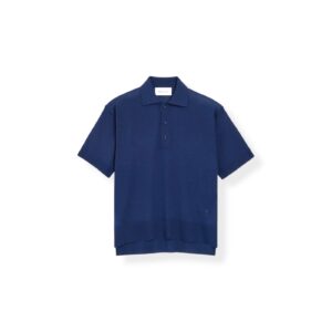Strick-Polo in Blau von AMI DE COEUR, AMI PARIS
