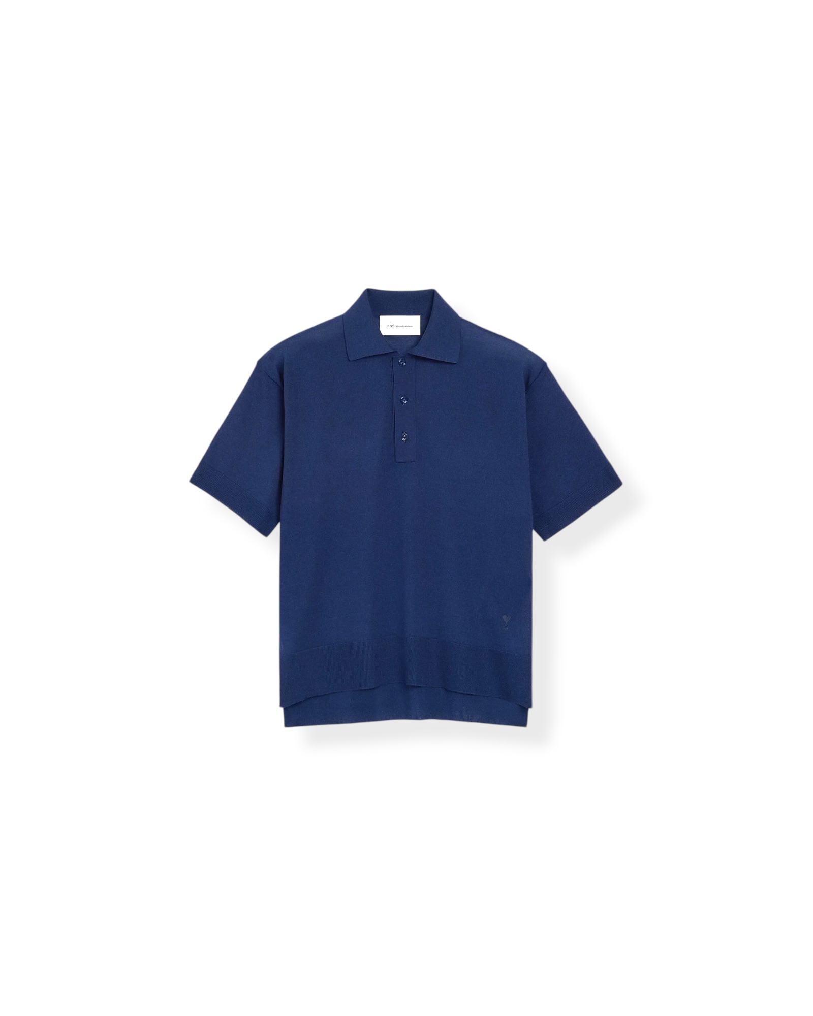 Strick-Polo in Blau von AMI DE COEUR, AMI PARIS