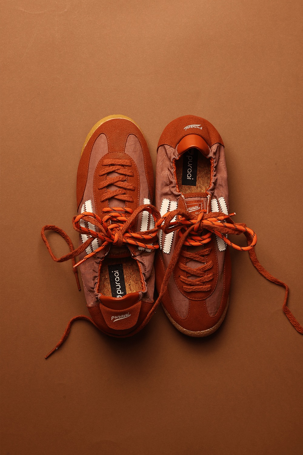 Sneaker PANTHER in Caramel, PURAAI