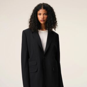 Boxy Blazer in Black, AMI PARIS