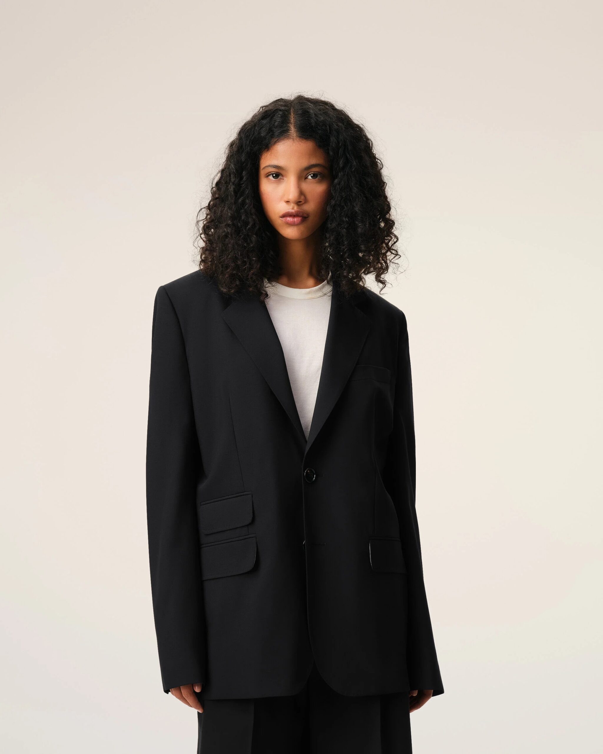 Boxy Blazer in Black, AMI PARIS