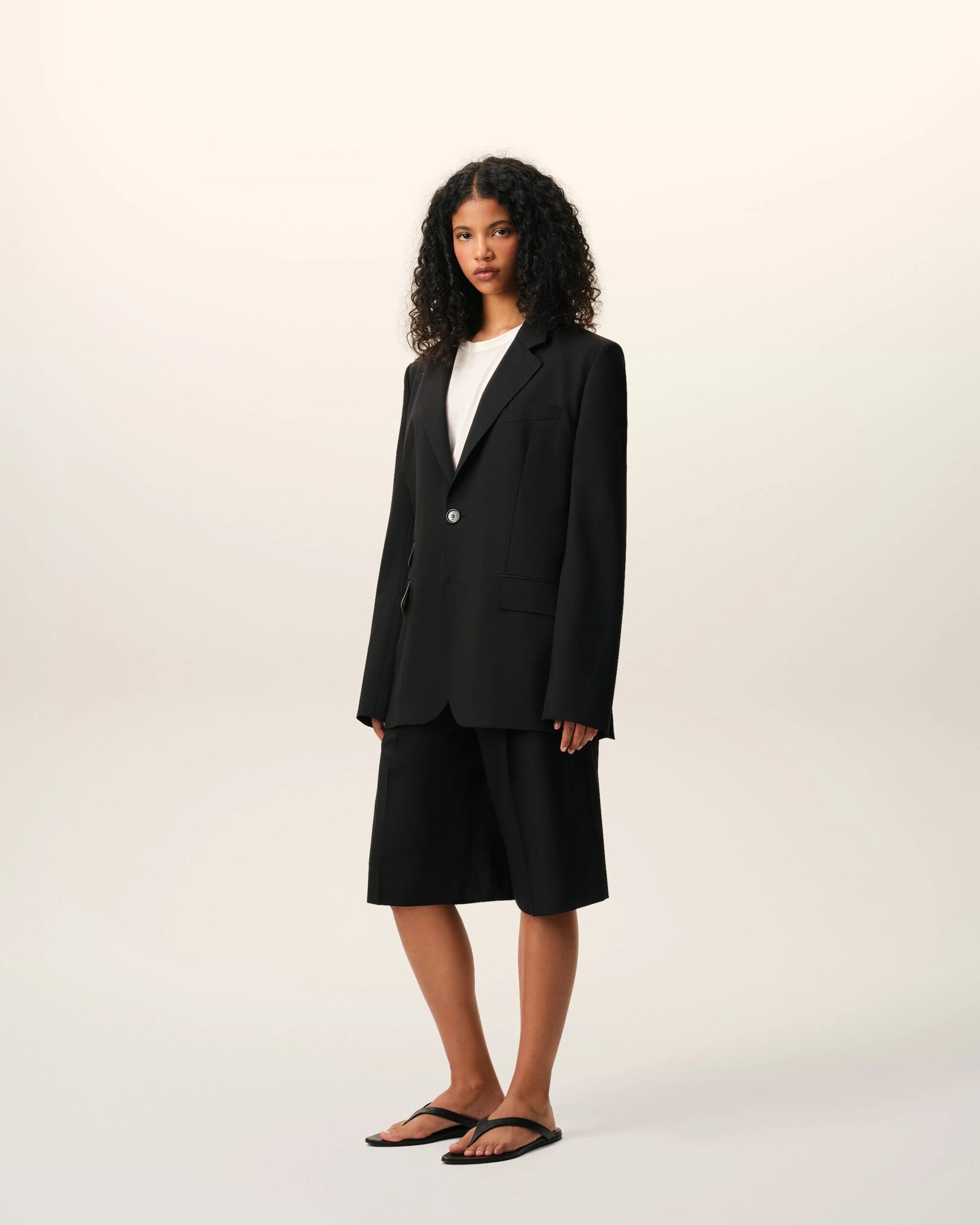 Boxy Blazer in Black, AMI PARIS