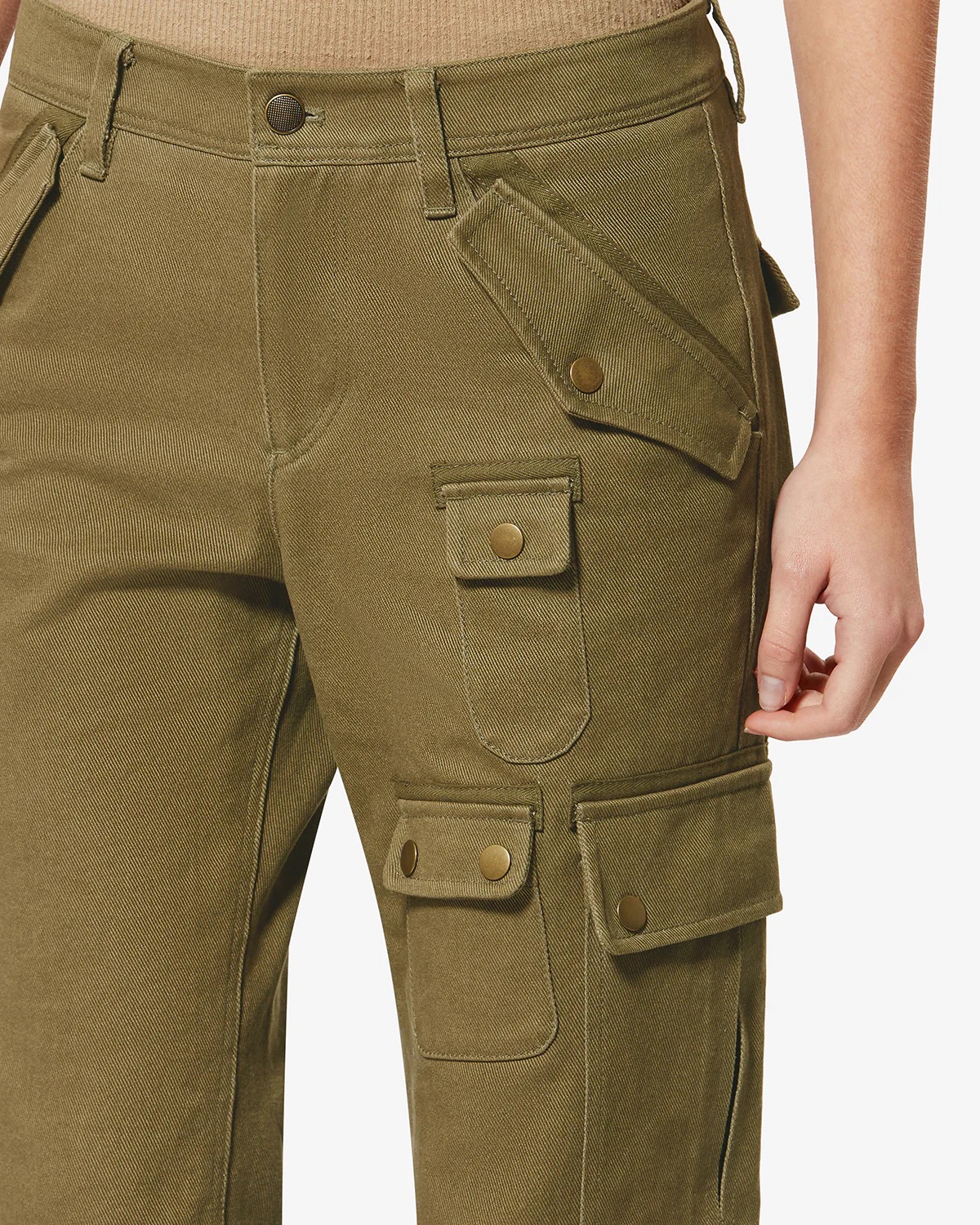 Hose JOSINE in Khaki , ISABEL MARANT