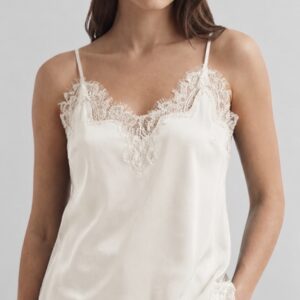 Lace Top in Champagner, Mansphil