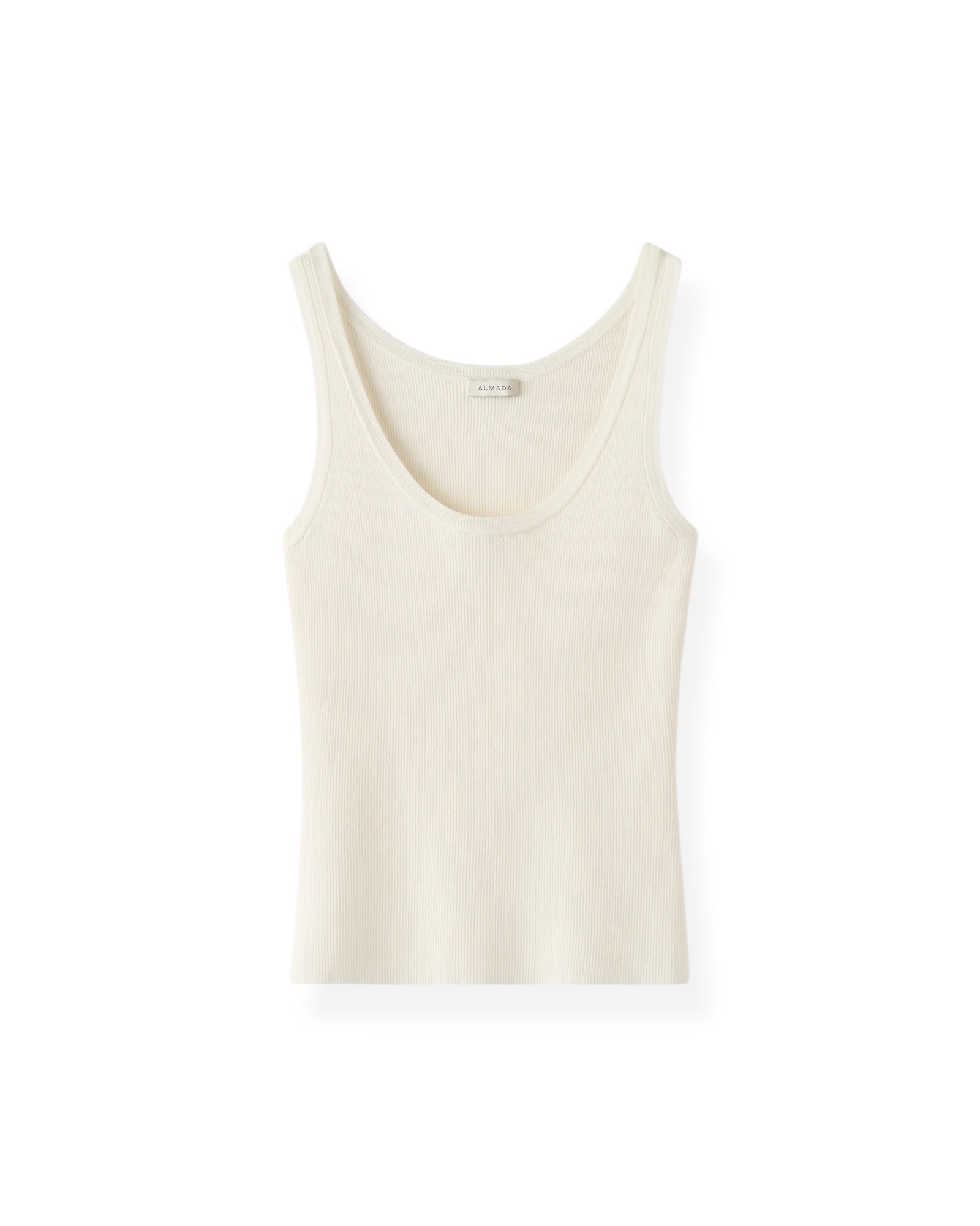 INDY Rib Top in Cream, ALMADA Label,