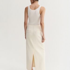 INDY Rib Top in Cream, ALMADA Label,