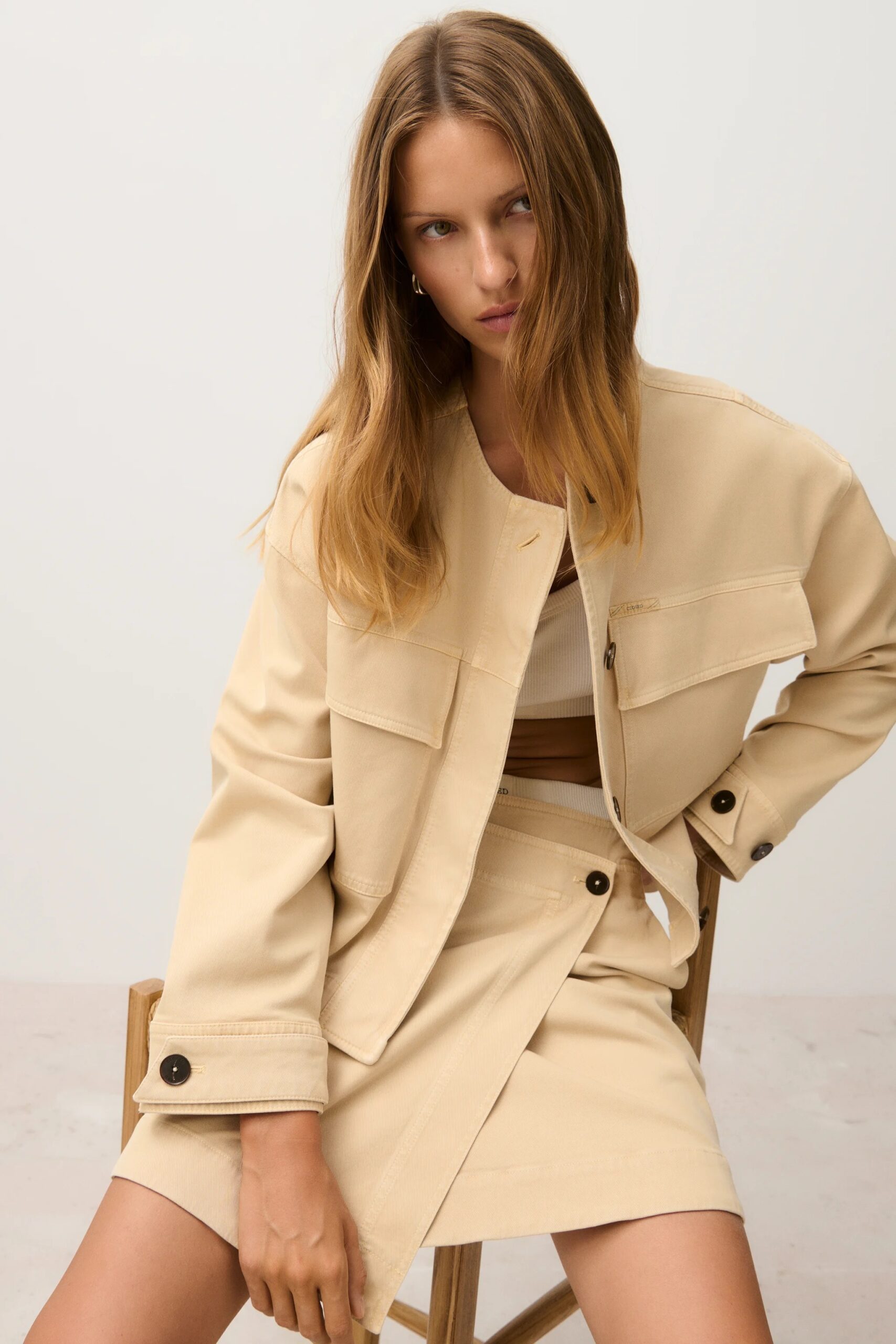 Utility Jacke in Beige, CLOSED