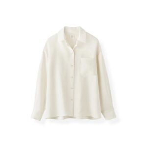 Bluse FINN Crepe in Cream , ALMADA Label,
