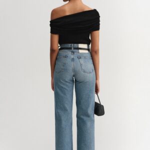 Top POPPY in Black, ALMADA Label,