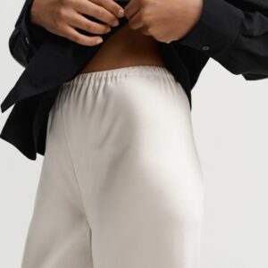 Satin-Hose BIAS in Pearl, ALMADA LABEL