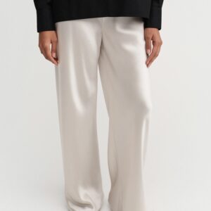 Satin-Hose BIAS in Pearl, ALMADA LABEL