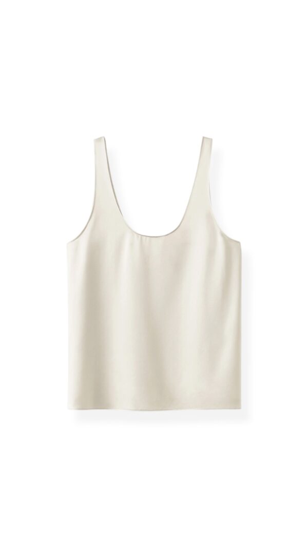Satin-Top ROMY in Pearl, ALMADA Label,