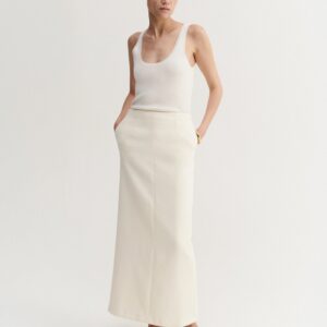 INDY Rib Top in Cream, ALMADA Label,