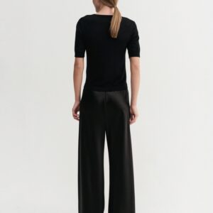 Satin-Hose BIAS in Black, ALMADA LABEL