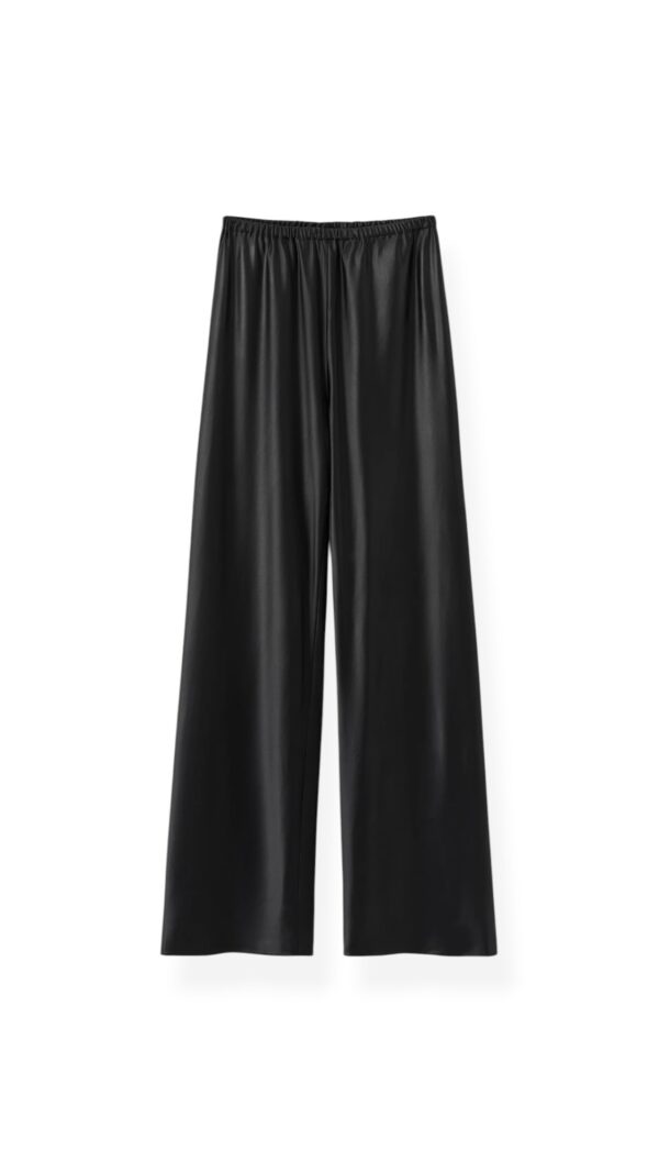 Satin-Hose BIAS in Black, ALMADA LABEL