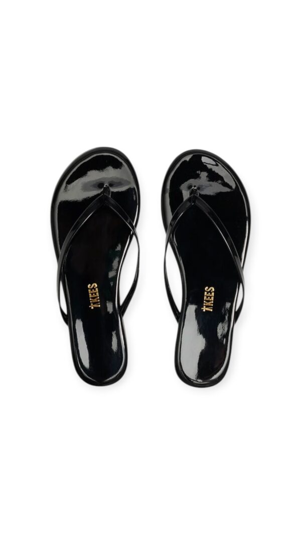 Flip Flops LILY GLOSS in Black, TKEES