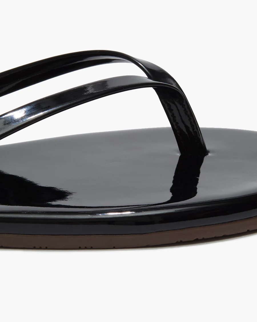 Flip Flops LILY GLOSS in Black, TKEES