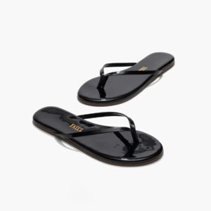 Flip Flops LILY GLOSS in Black, TKEES