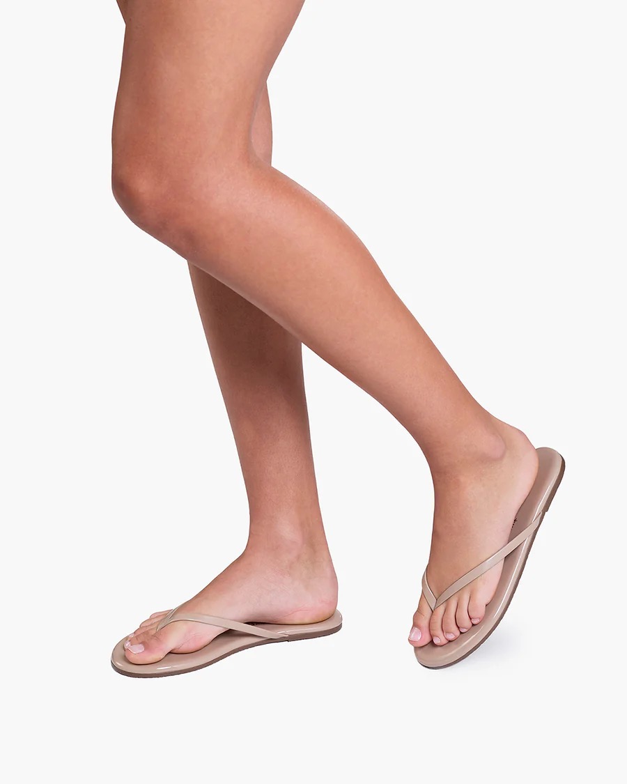 Flip Flops LILY GLOSS in Nude, TKEES