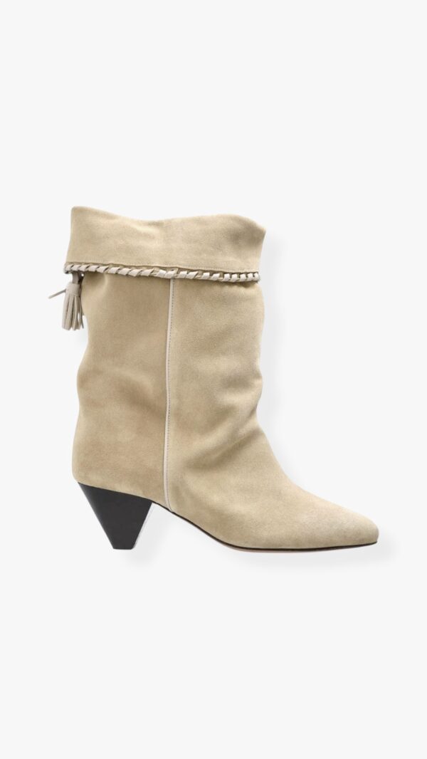 Boots DALBY in Deep Beige, ISABEL MARANT