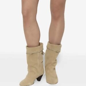 Boots DALBY in Deep Beige, ISABEL MARANT