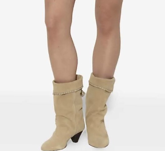 Boots DALBY in Deep Beige, ISABEL MARANT