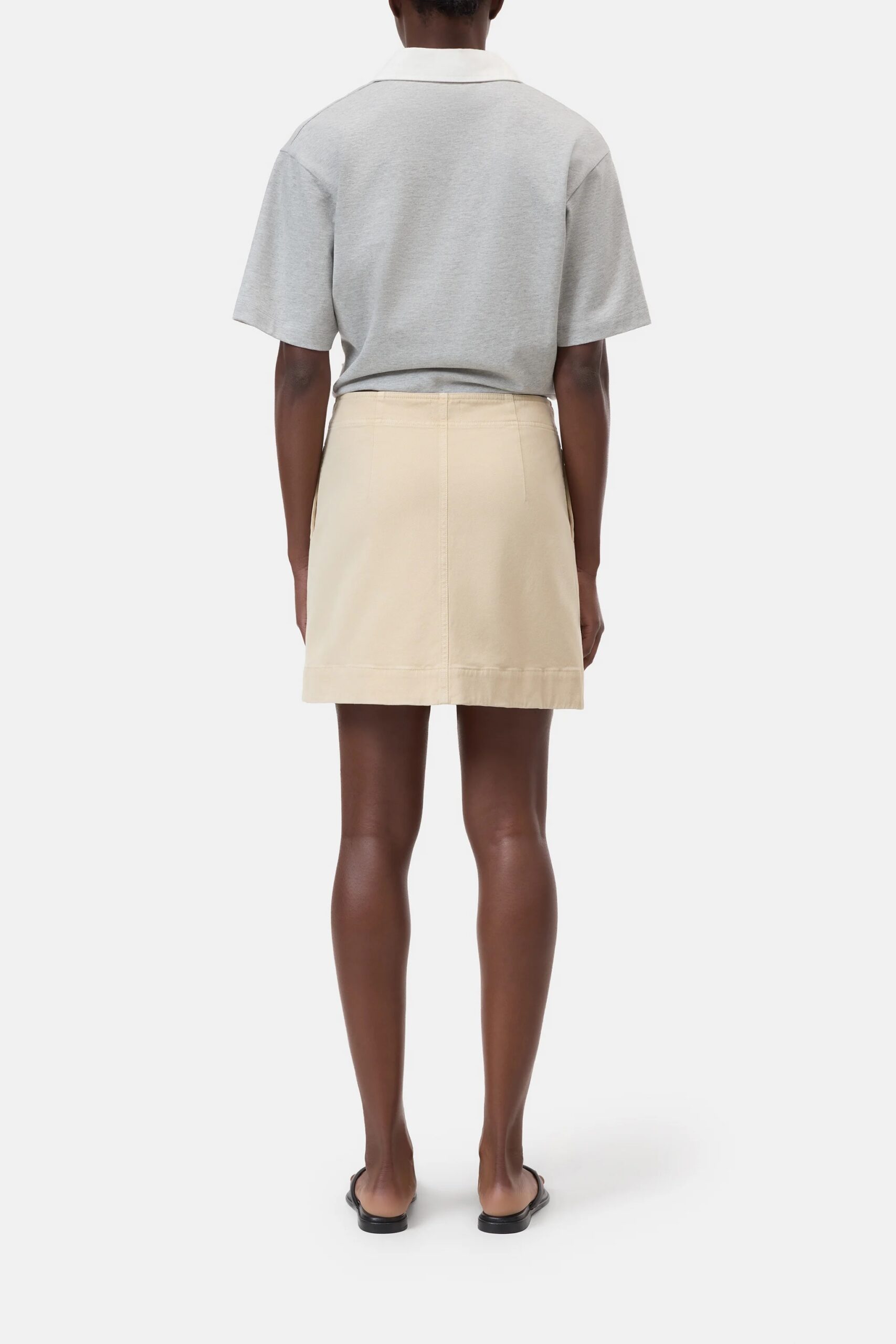 Wickelrock in Beige, CLOSED