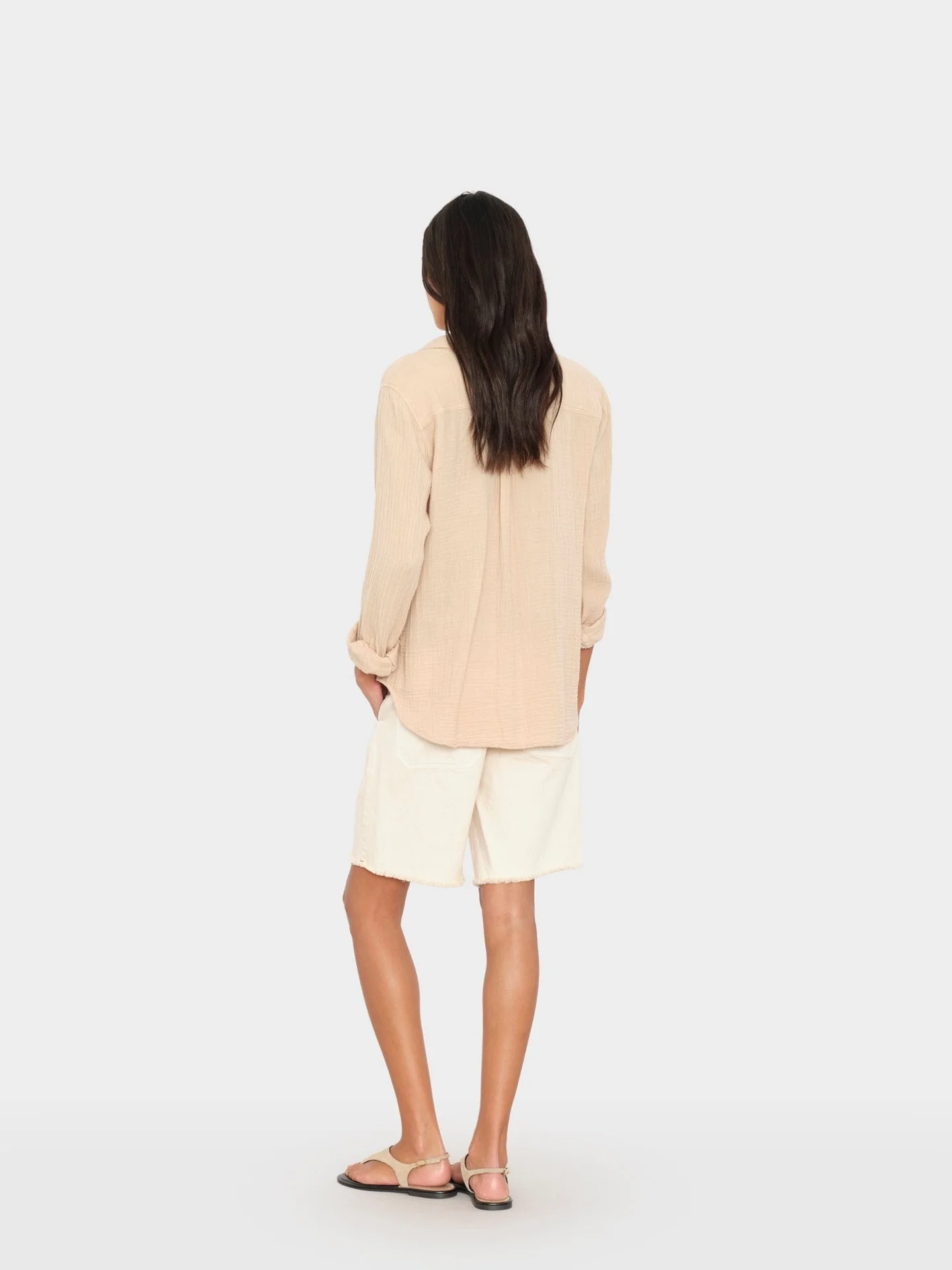 Denim Short KNOX in Sand, XIRENA