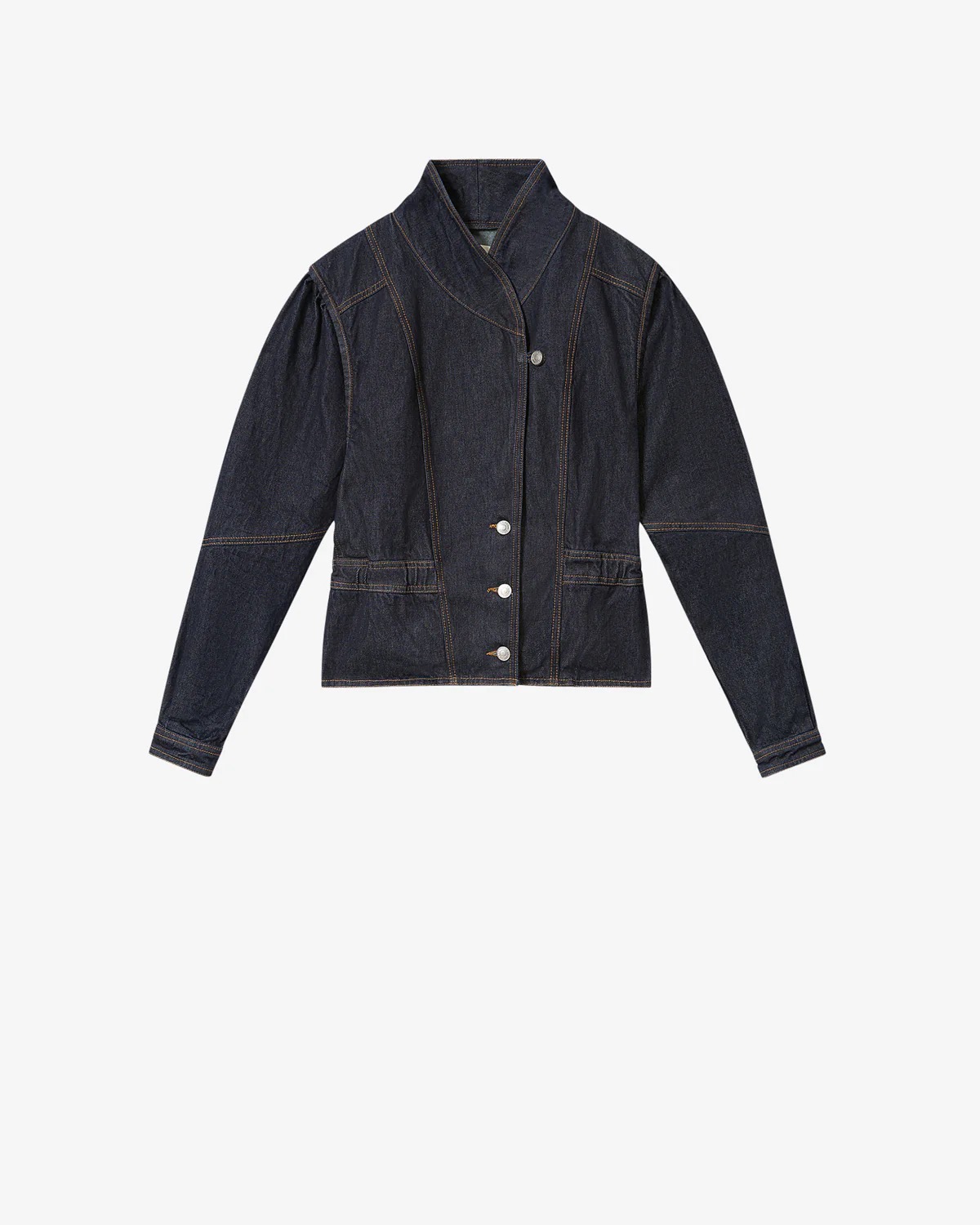 Thema 2 10 Denim Jacke DOLIE in Dark Midnight , ISABEL MARANT